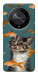 Чехол Cat with fish для Huawei Magic6 Lite