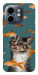 Чехол Cat with fish для Infinix Smart 9 4G