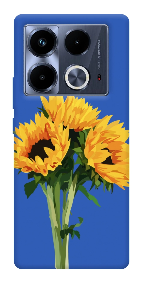 Чехол Bouquet of sunflowers для Infinix Note 40 4G