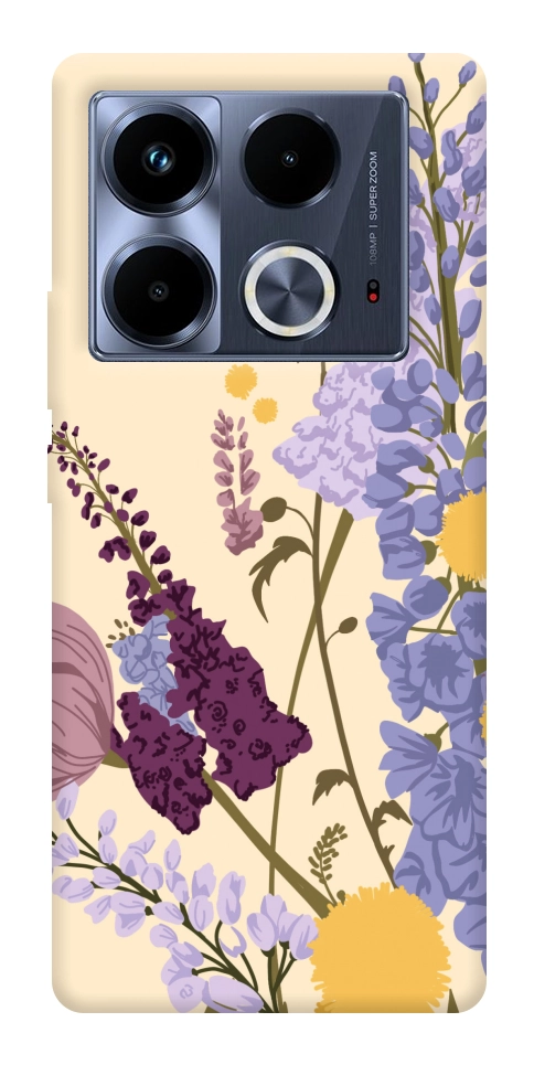 Чехол Flowers art для Infinix Note 40 4G