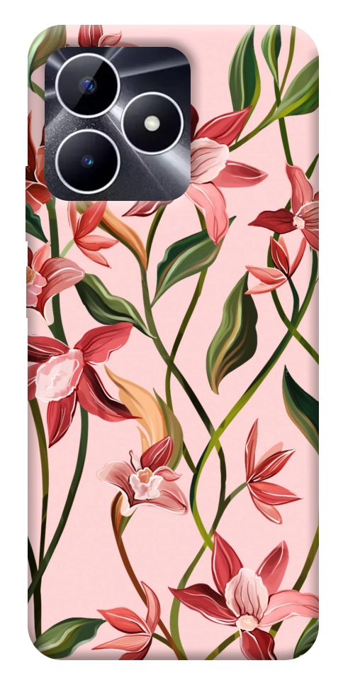 Чехол Floral motifs для Realme Note 50 5G