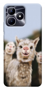 Чехол Funny llamas для Realme Note 50 5G