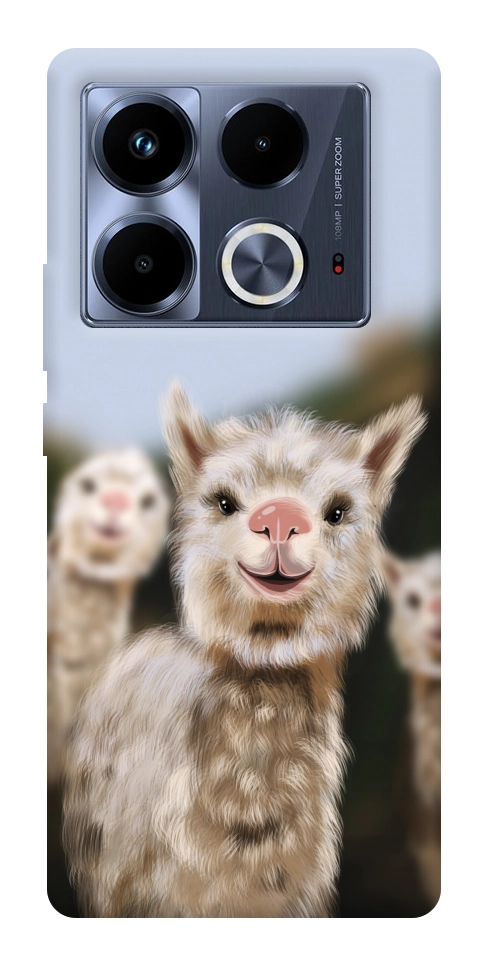 Чехол Funny llamas для Infinix Note 40 4G