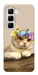 Чехол Cat in flowers для Infinix Hot 50 4G