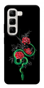 Чехол Snake in flowers для Infinix Hot 50 4G