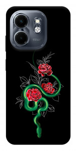 Чехол Snake in flowers для Infinix Smart 9 4G