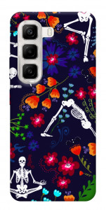 Чехол Yoga skeletons для Infinix Hot 50 4G