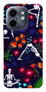 Чехол Yoga skeletons для Infinix Smart 9 4G