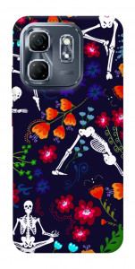 Чехол Yoga skeletons для Infinix Hot 50i