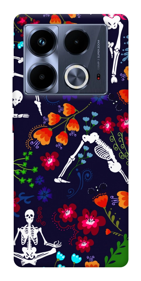 Чехол Yoga skeletons для Infinix Note 40 4G