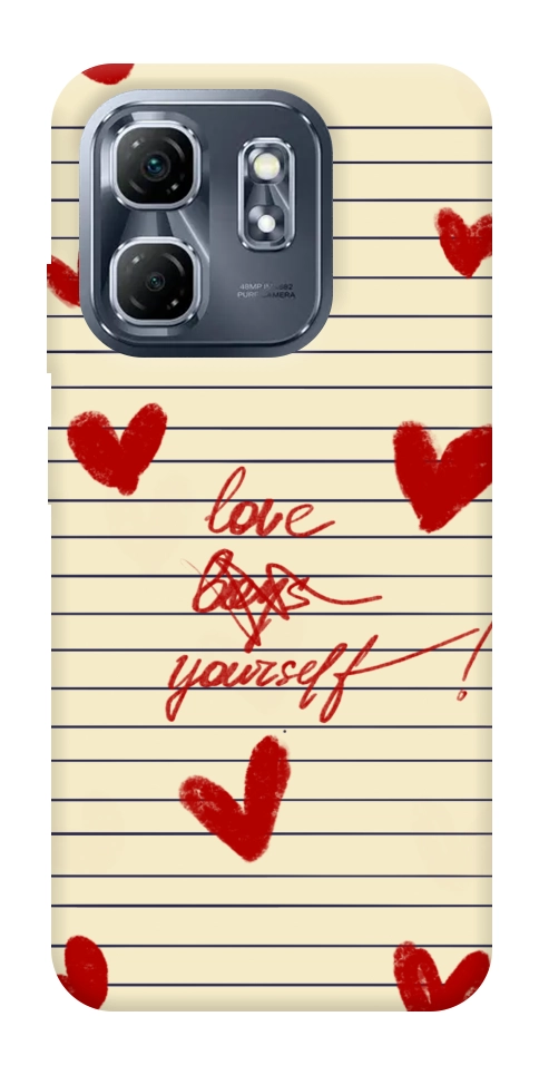 Чехол Love yourself для Infinix Hot 50i