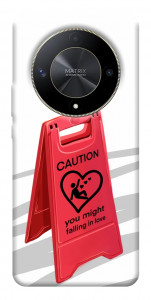 Чехол Caution falling in love для Huawei Magic6 Lite