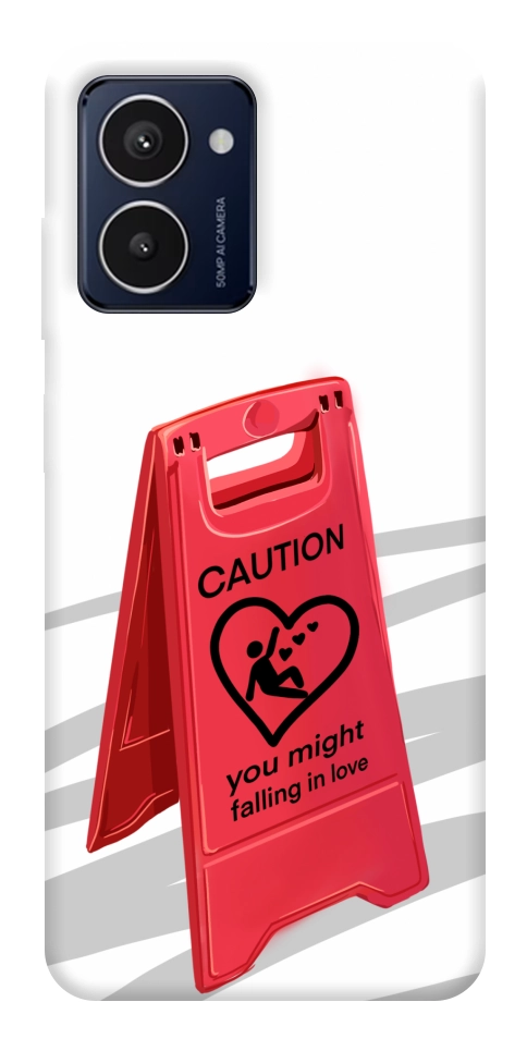 Чехол Caution falling in love для HMD Pulse Pro