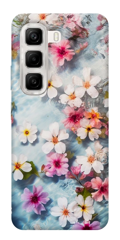 Чехол Floating flowers для Infinix Hot 50 4G