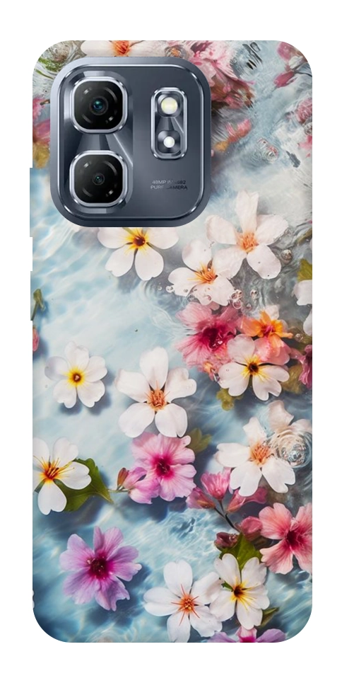 Чехол Floating flowers для Infinix Hot 50i