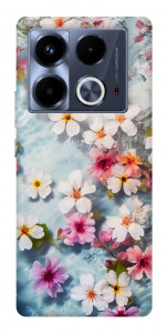 Чехол Floating flowers для Infinix Note 40 4G