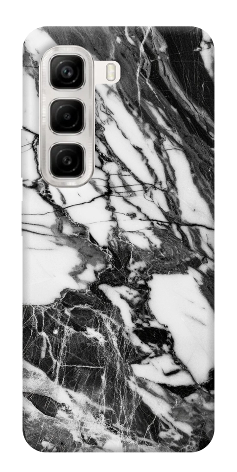 Чехол Calacatta black marble для Infinix Hot 50 4G