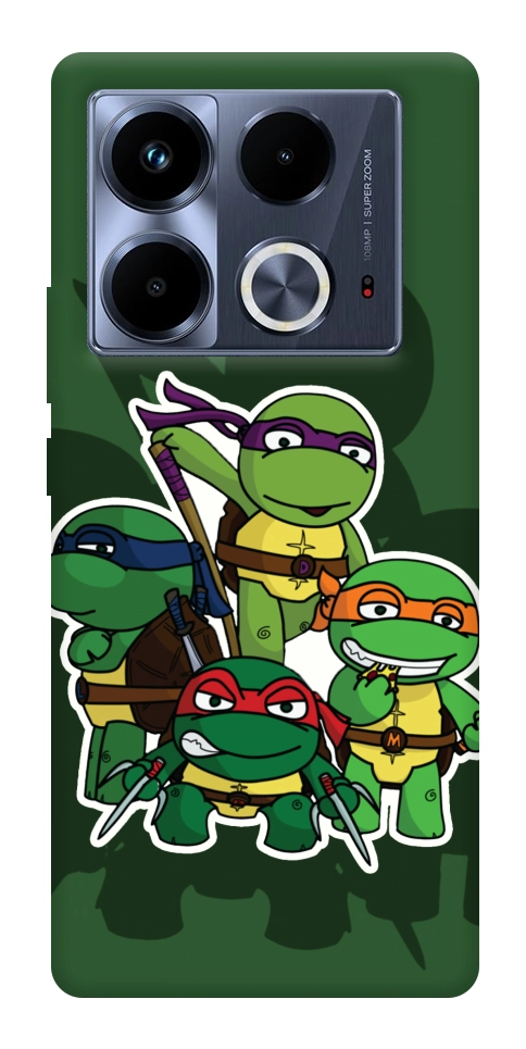 Чохол Green turtles для Infinix Note 40 4G