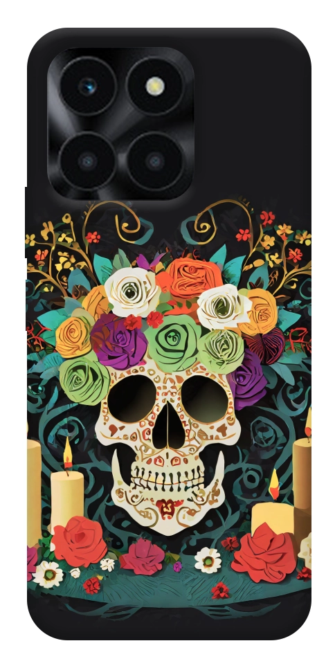 Чехол Skull of celebration для Huawei Honor X6a