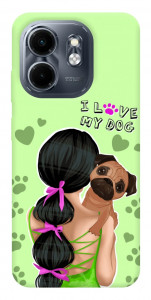 Чехол Love my dog для Infinix Smart 9 4G