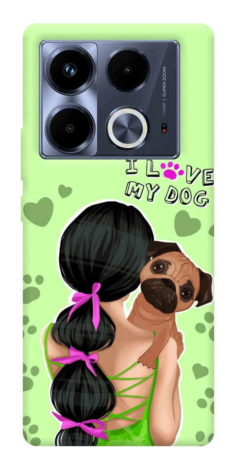 Чохол Love my dog для Infinix Note 40 4G