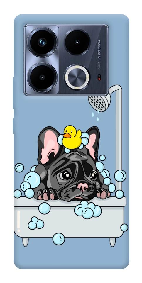 Чохол Dog in shower для Infinix Note 40 4G