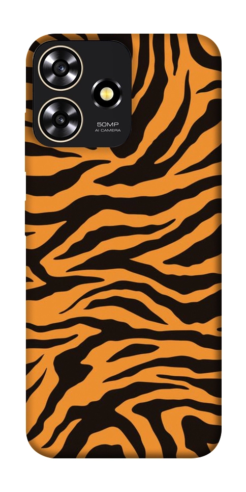 Чехол Tiger print для ZTE Blade A73 4G