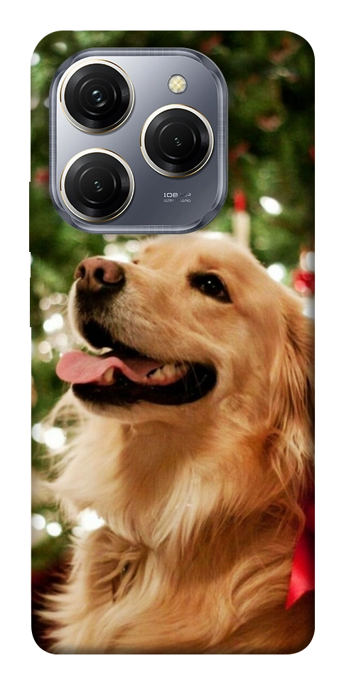 Чохол New year dog для TECNO Spark 20 Pro