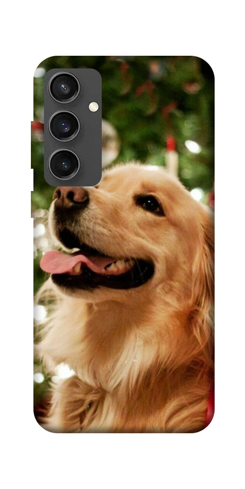 Чехол New year dog для Galaxy S24 FE