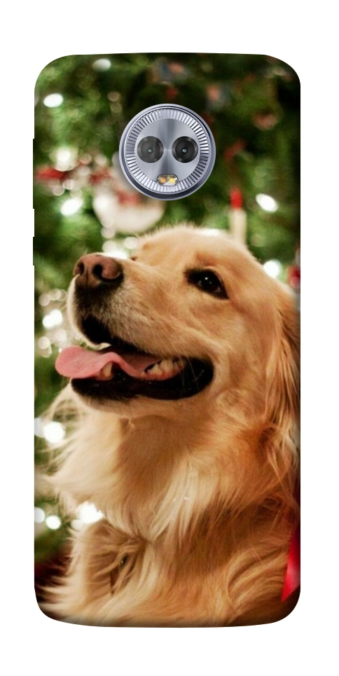 Чехол New year dog для Motorola Moto G6 Plus