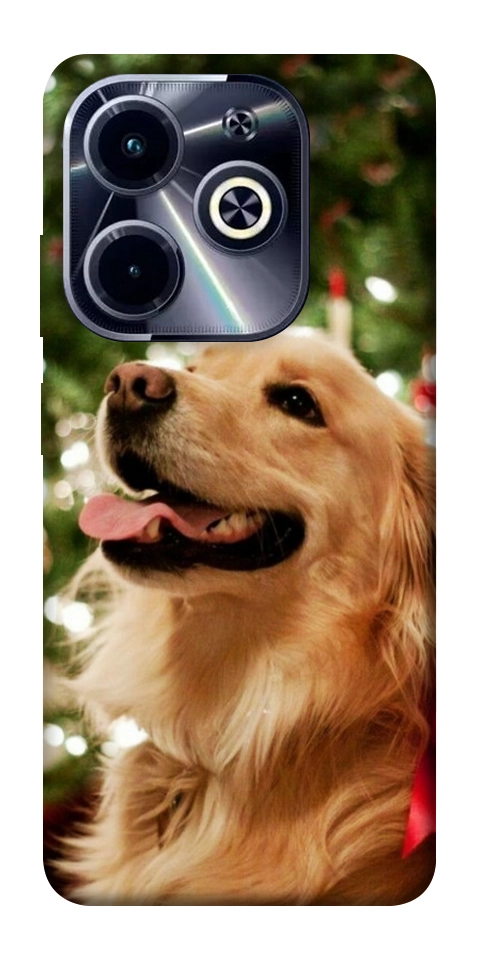 Чехол New year dog для TECNO Spark Go 2024