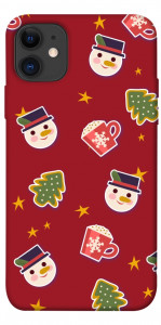 Чохол Christmas pattern для iPhone 11