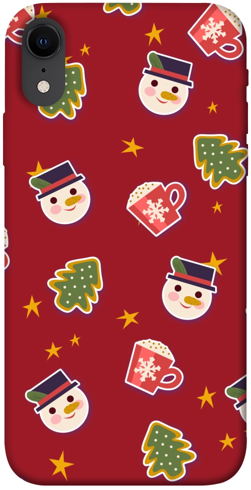 Чехол Christmas pattern для iPhone XR