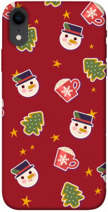 Чохол Christmas pattern для iPhone XR