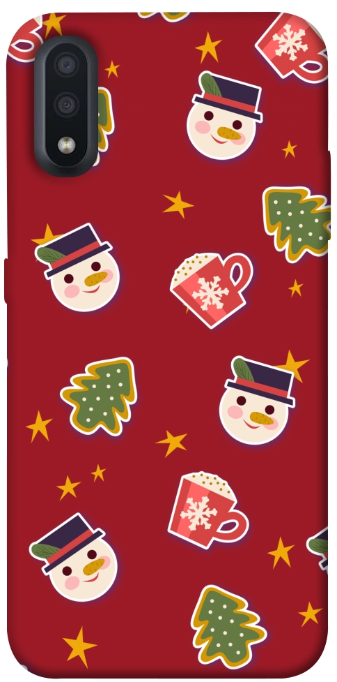 Чохол Christmas pattern для Galaxy A01