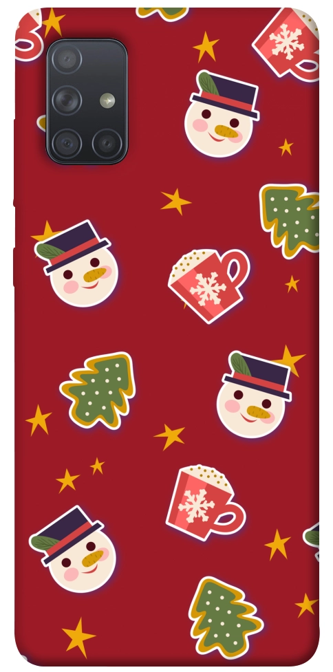 Чохол Christmas pattern для Galaxy A71 (2020)