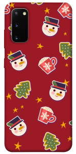 Чехол Christmas pattern для Galaxy S20 (2020)