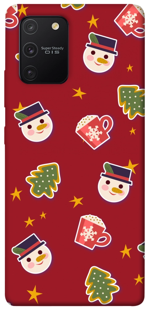 Чехол Christmas pattern для Galaxy S10 Lite (2020)