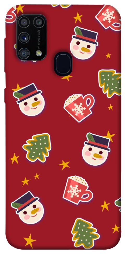 Чехол Christmas pattern для Galaxy M31 (2020)