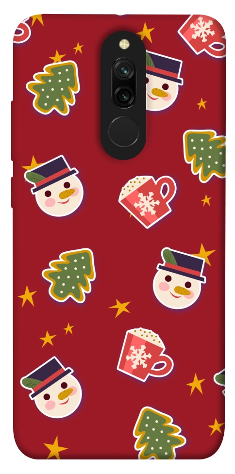 Чехол Christmas pattern для Xiaomi Redmi 8