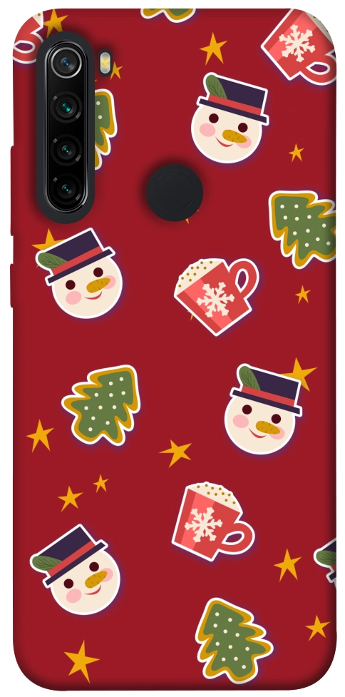 Чохол Christmas pattern для Xiaomi Redmi Note 8