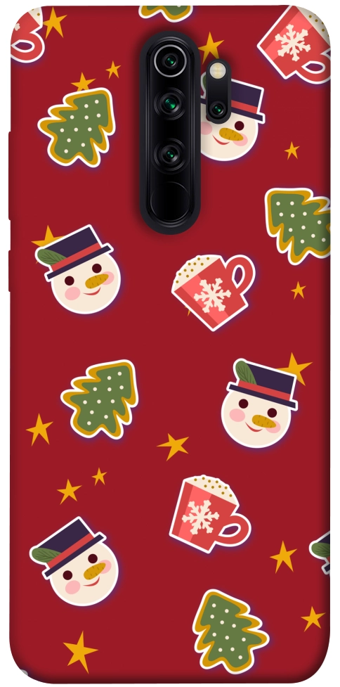 Чехол Christmas pattern для Xiaomi Redmi Note 8 Pro