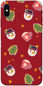 Чохол Christmas pattern для iPhone XS