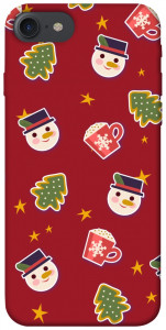 Чохол Christmas pattern для iPhone 8