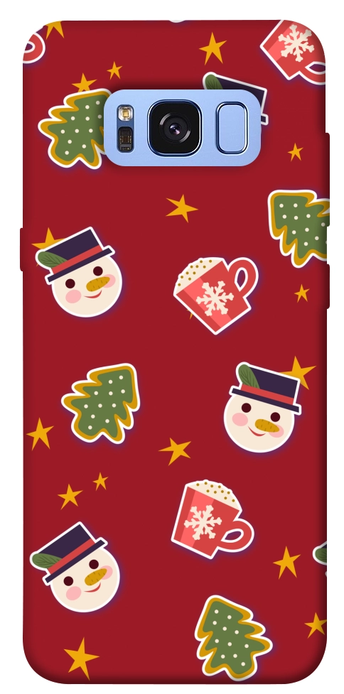 Чехол Christmas pattern для Galaxy S8 (G950)