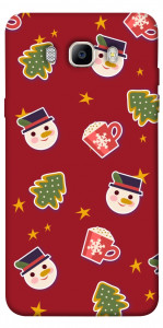 Чехол Christmas pattern для Galaxy J5 (2016)