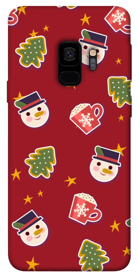 Чехол Christmas pattern для Galaxy S9