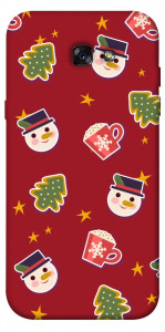 Чехол Christmas pattern для Galaxy A7 (2017)