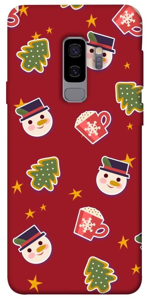 Чехол Christmas pattern для Galaxy S9+