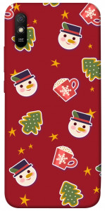 Чехол Christmas pattern для Xiaomi Redmi 9A